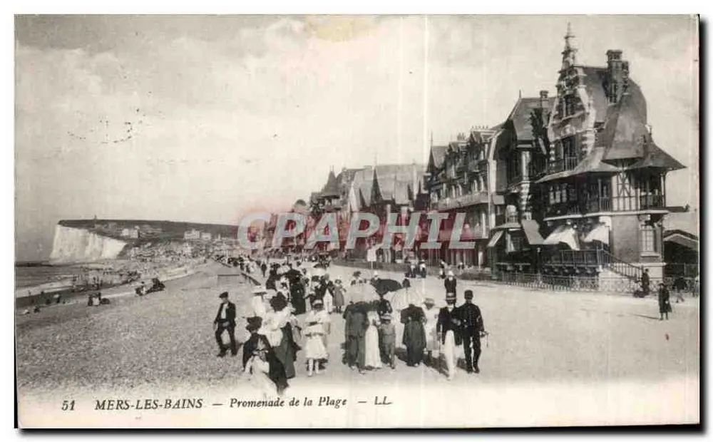 MERS-LES-BAINS — Promenade de la Plage — LL - Anverso