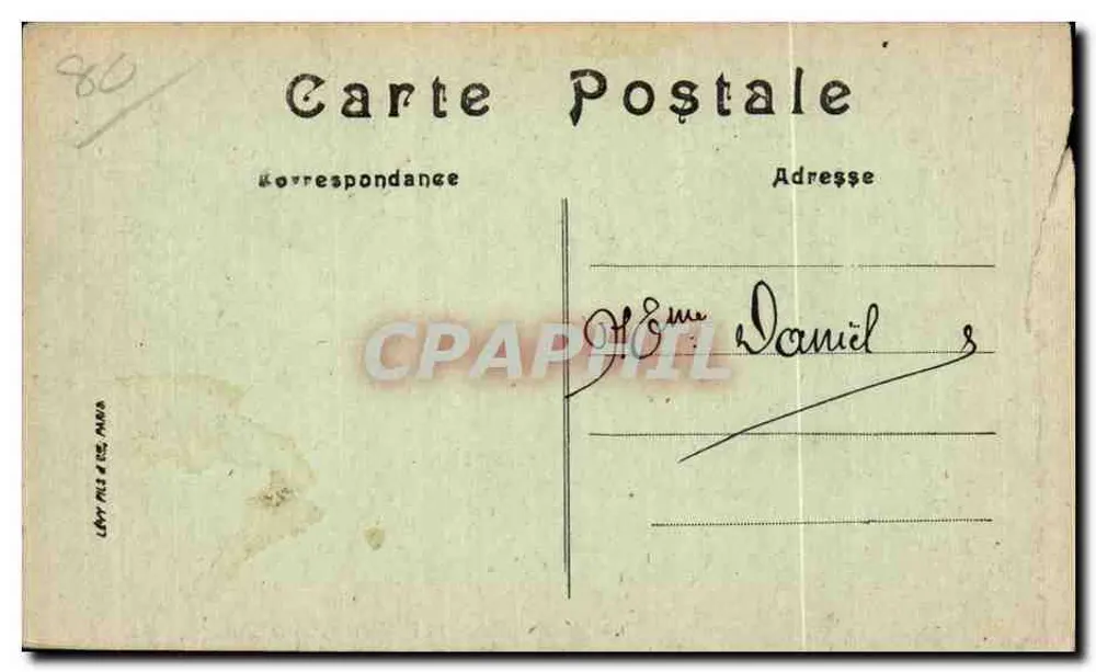 Mers-les-Bains — Les Villas et la Promenade — LL. — n°64 - Rückseite