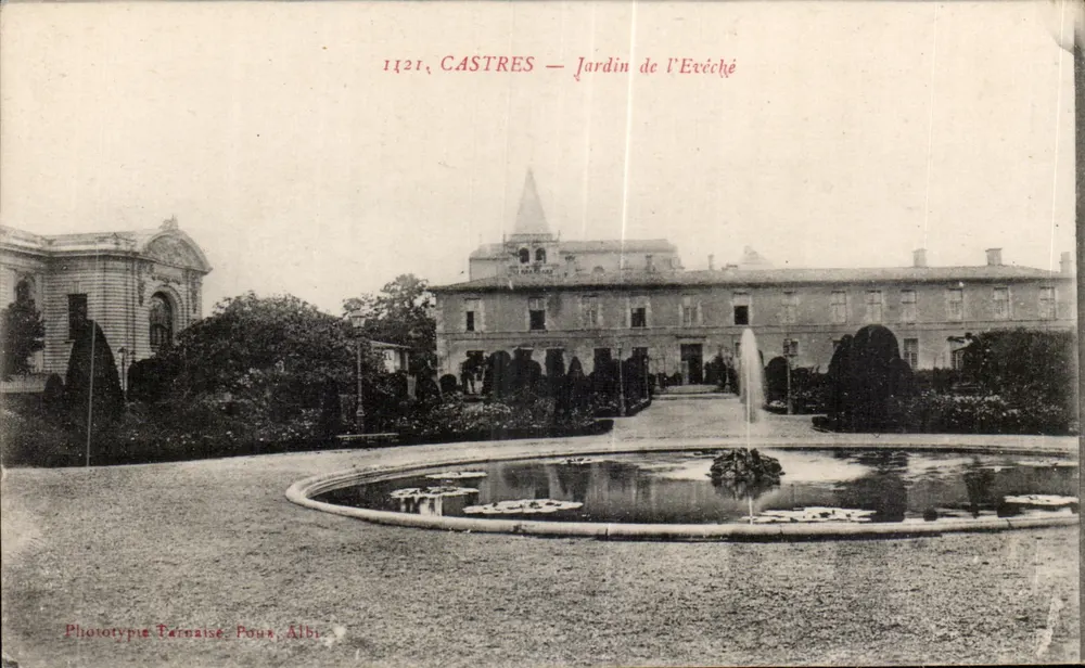 Castres — Tuin van de Bisdom — Fototipia Tarnaise, Poust, Albi - Voorkant