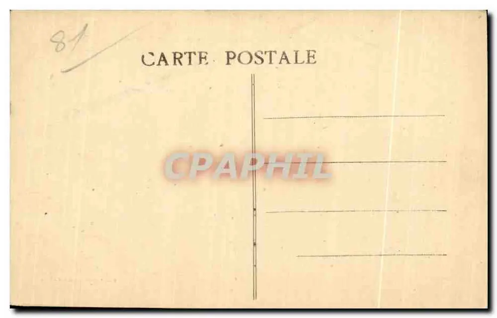 Castres (Tarn) — O Bispo construído por Mansard — Fot. Combier - Macon - Verso