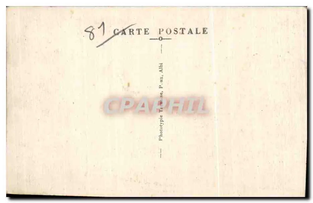 Castres — Denkmal für die Toten — Bischofssitz und Garten — LE TARN ILLUSTRÉ 5346 - Rückseite
