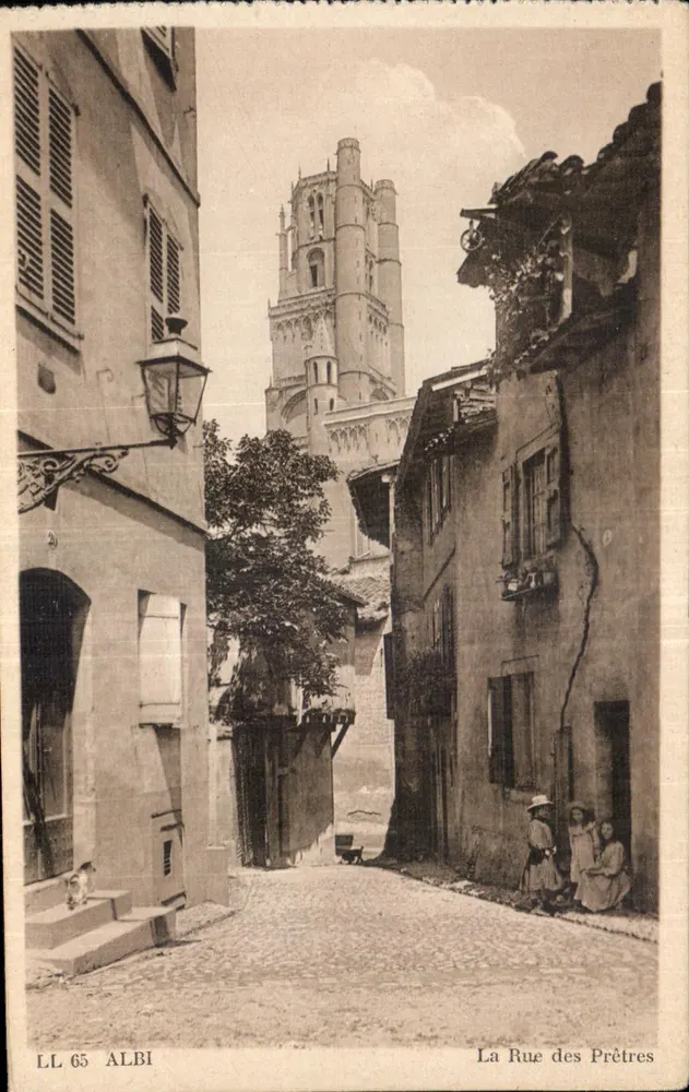 Albi — Rue des Prêtres — C. MES ARTS PHOTOGRAPHIQUES, PARIS-STRASBOURG - Awers