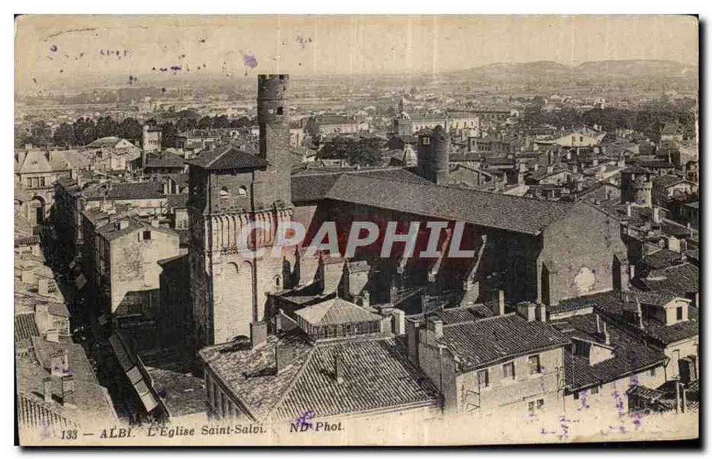 Albi — A Igreja de São Salvi — ND Phot. - Frente