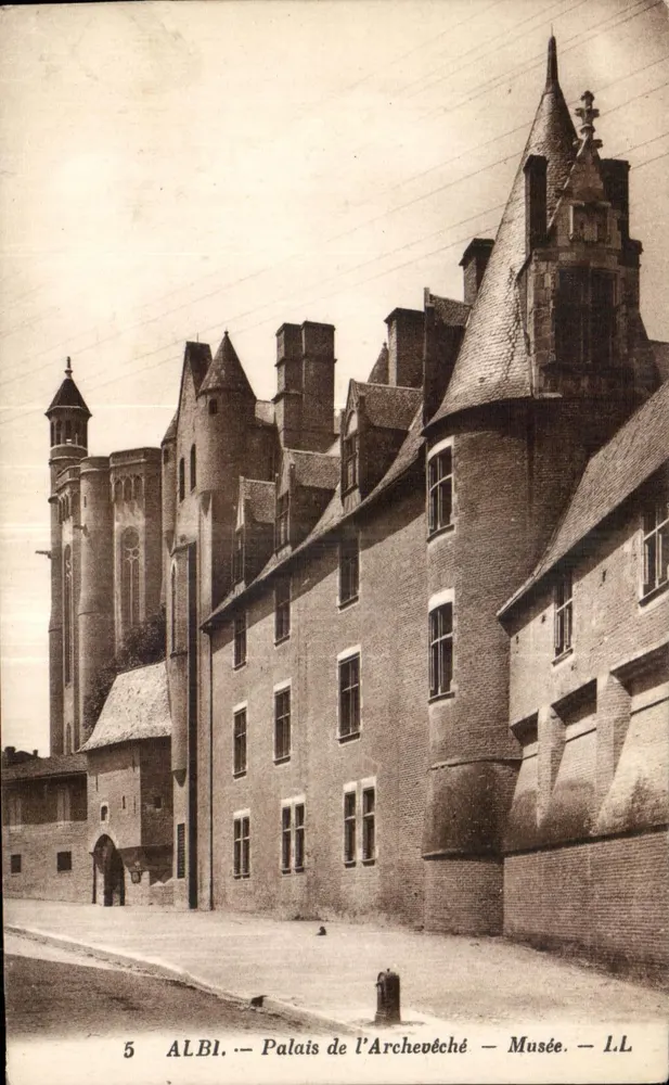 Albi — Palácio do Arcebispo — Museu — L.L. - Frente