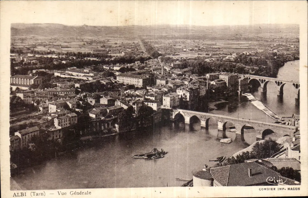 Albi (Tarn) — Vista Geral — Combier Imp. Maccon - Frente