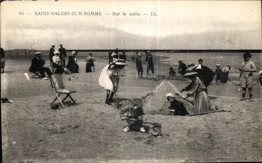 Saint-Valery-sur-Somme — Auf dem Sand — LL - Vorderseite