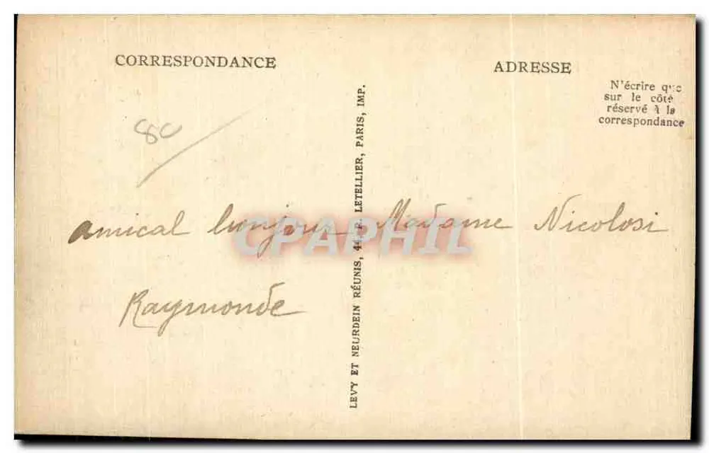 Saint-Valery-sur-Somme — Auf dem Sand — LL - Rückseite