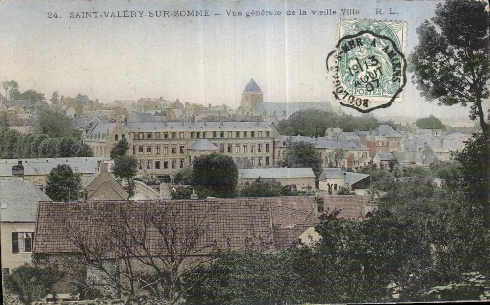 Saint-Valéry-sur-Somme — Allgemeiner Blick auf die Altstadt — R.L. - Vorderseite