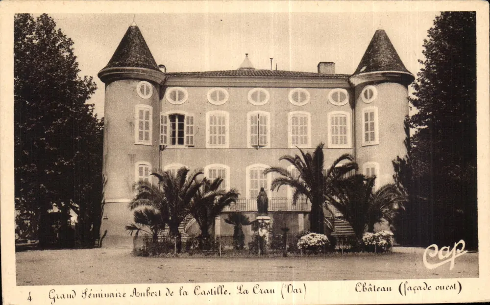 Grand Séminaire Aubert de la Castille, La Crau (Var) — Schloss (Westfassade) — Cap - Vorderseite