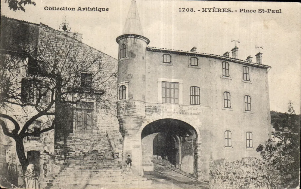 Hyères - Praça St-Paul — editor Giletta, n° 1708 - Frente
