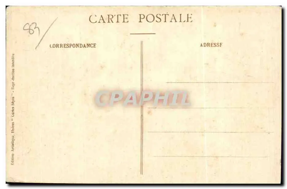 Hyères - Onderbos — Artistieke Uitgave, Hyères, nr. 2 - Achterkant