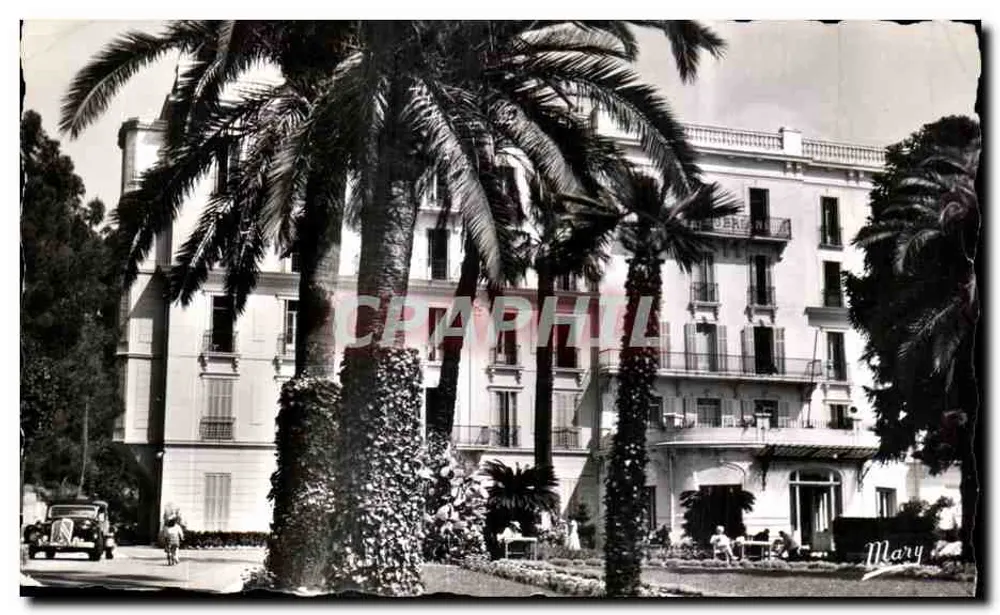 Hôtel de la Plage — Gesamtblick mit Palmen — Éditions Mary - Vorderseite