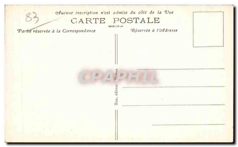 Hyères — Avenue de Belgique — Hue, editor Hyères, n°63 - Reverso