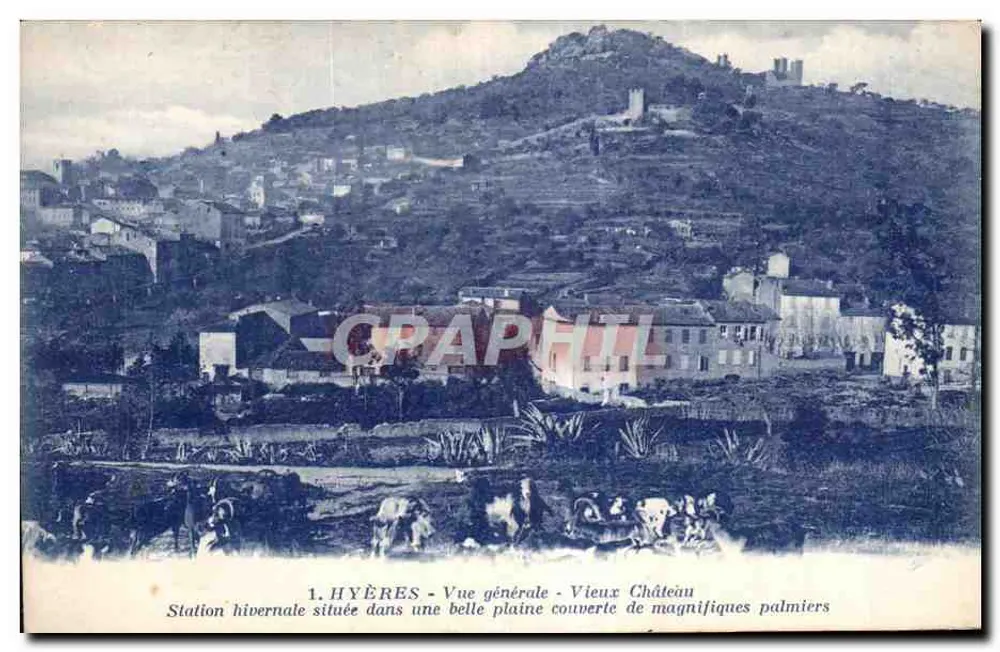 Hyères - Allgemeiner Blick - Altes Schloss - Vorderseite