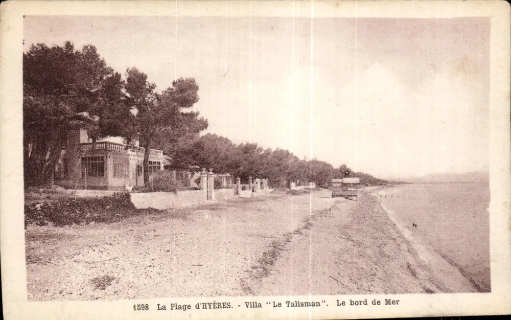 Der Strand von HYÈRES - Villa "Le Talisman" - Der Strand - Vorderseite