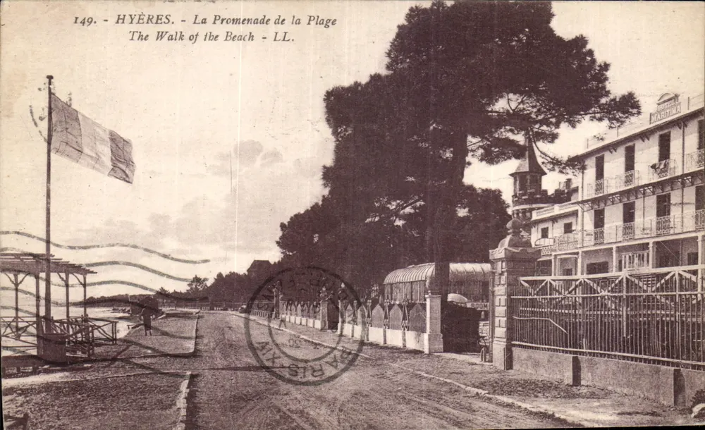 Hyères - A Promenade da Praia - LL. - 149 - Frente