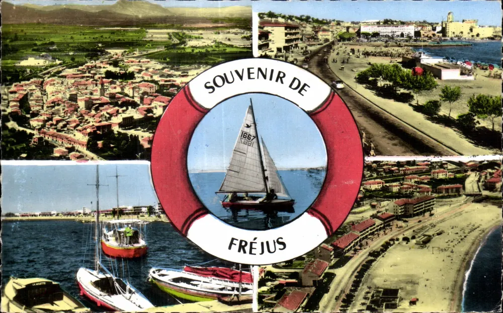 Fréjus — Herinnering van 1967 — uitgever A. Caire, Parijs - Voorkant