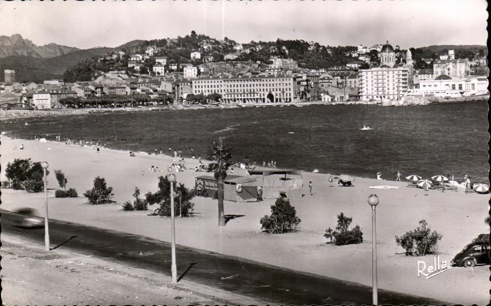 Fréjus-Plage — Vista sobre Saint-Raphaël — Edição Rella - Frente