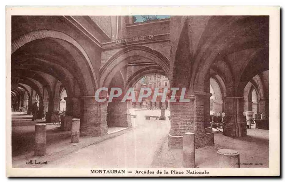 Montauban — Arcaden des Nationalplatz — coll. Laurent - Vorderseite