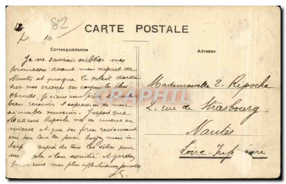 Montauban — Vista panorâmica — editor não identificado, n° de série 7 - Verso
