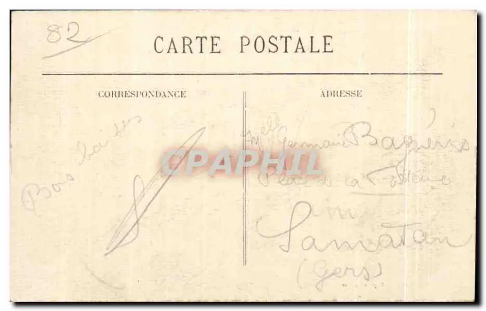 Montauban — O Velho Ponte — Daynes, editor - Verso