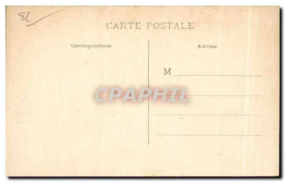 Montauban — Promenade Basse — Ed. G. V. - Verso