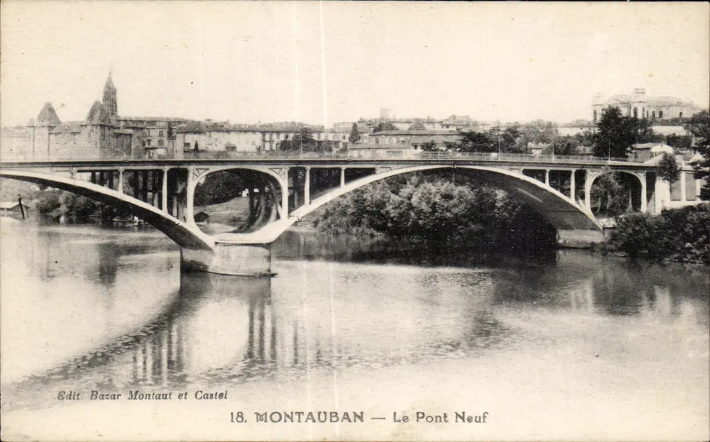 Montauban — O Ponte Novo — Edit. Bazar Montaut e Castel, n°18 - Frente