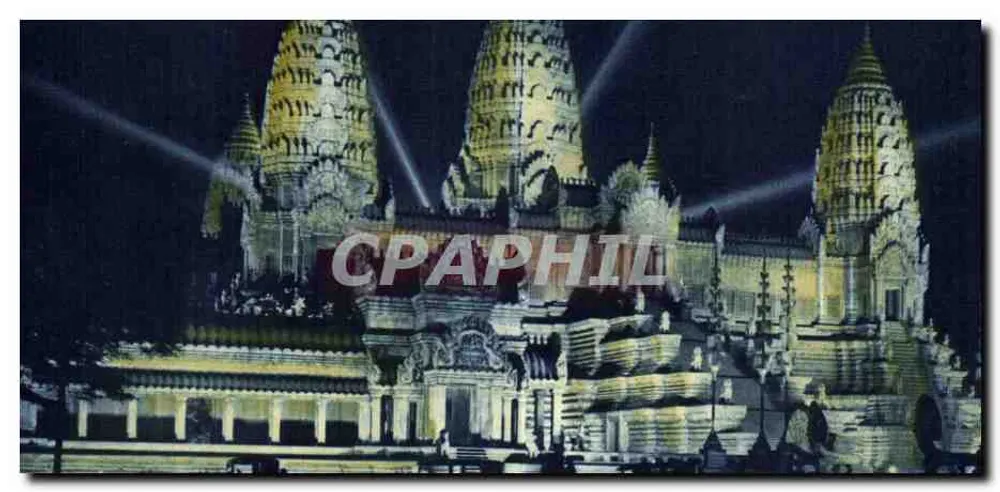 Tempel von Angkor-Vat — Nachtschein — Blanche & Jacopozi, Paris - Vorderseite