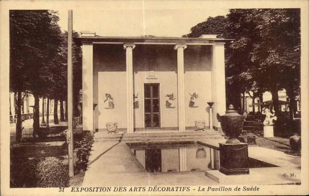 Ausstellung der Dekorativen Künste - Das schwedische Pavillon — C.M. — n°31 - Vorderseite