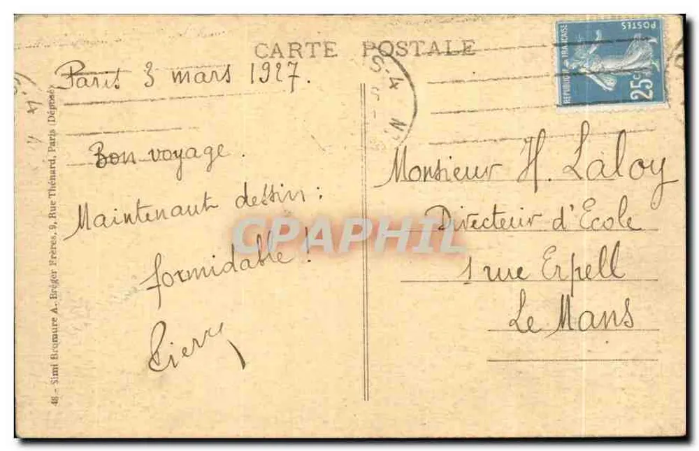 Paris 1925 - Exposition Internationale des Arts Décoratifs - Pavillon de la Hollande (J.-F. Staal, arch.) - Rückseite