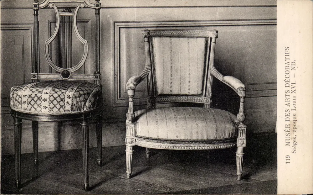 Sessel — Museum für Dekorative Künste, Louis XVI-Zeit — Nr. 119 - Vorderseite