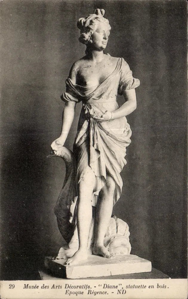 Statue der Diane — Musée des Arts Décoratifs — Régence-Periode - Vorderseite