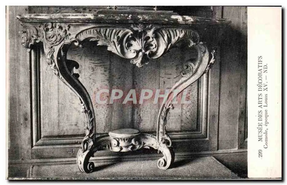 Consola Luís XV — Museu dos Artes Decorativas — n°299 - Frente