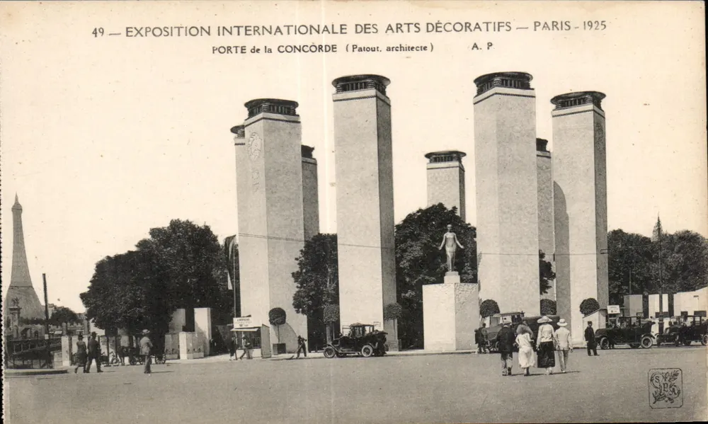Porte de la Concorde — Internationale Ausstellung für Dekorative Künste — Paris 1925 — Patout Architekt - Vorderseite