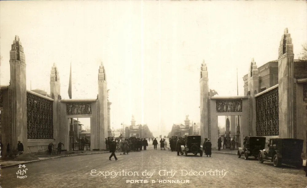 Ehrentor — Ausstellung der dekorativen Künste — A.N. Paris, Nr. 24 - Vorderseite