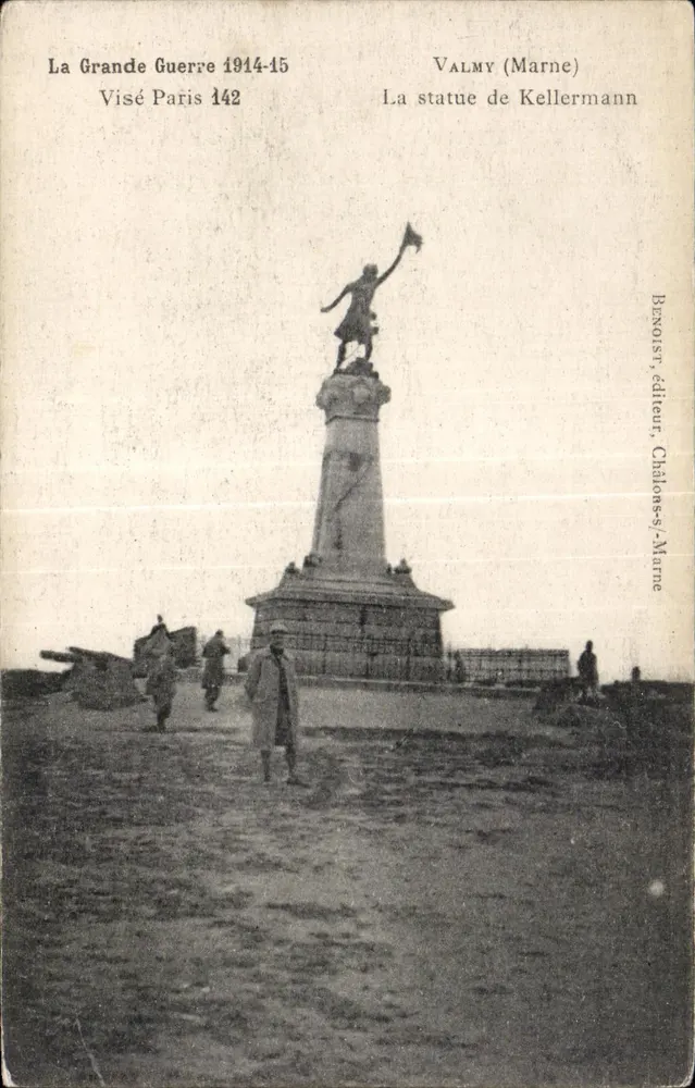 Valmy (Marne) — Die Statue von Kellermann — Verlag Bexnoist, Châlons-sur-Marne - Vorderseite