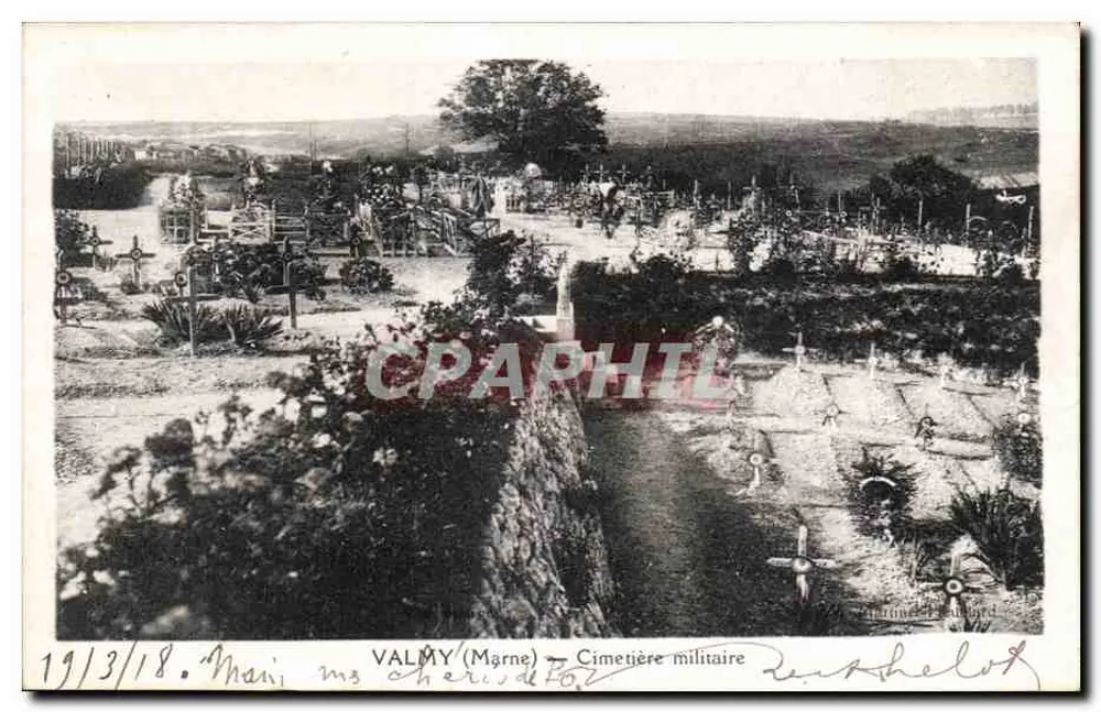 Valmy (Marne) — Militärfriedhof — Verlag: Plaubard - Vorderseite