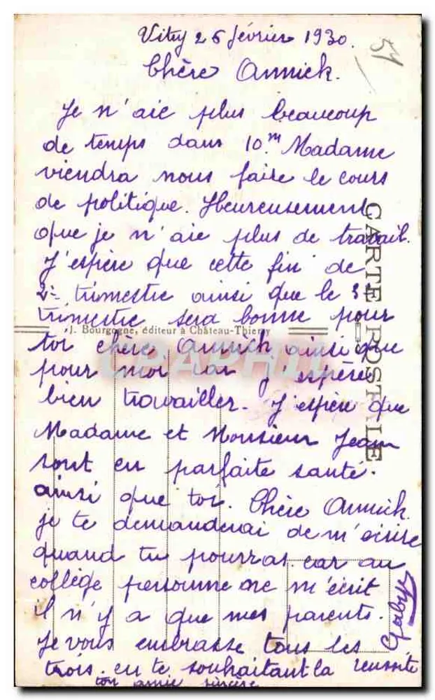 VITRY-le-FRANÇOIS (Marne) — Die Torbrücke — Édit. J. B. - Rückseite