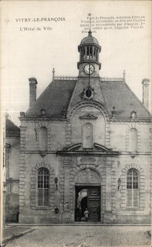 Vitry-le-François — Das Rathaus — Nr. 17 - Vorderseite