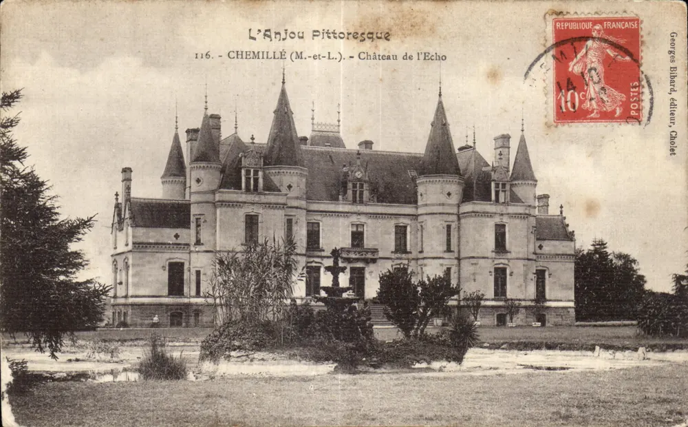 Château de l'Echo — Chemillé (M.-et-L.) — Georges Bihard, Verlag, Cholet - Vorderseite