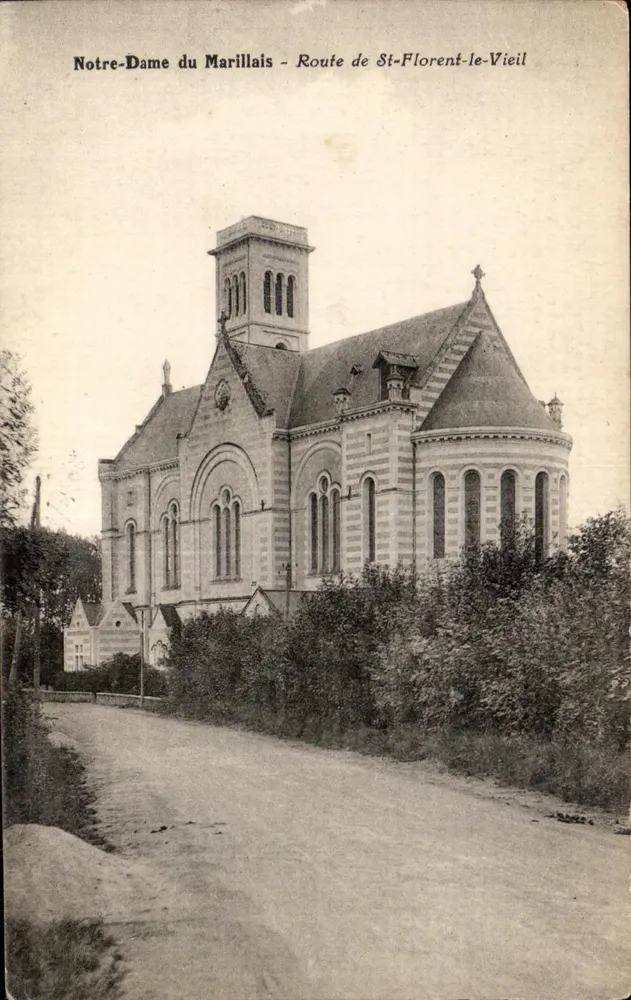 Notre-Dame du Marillais — Route de St-Florent-le-Vieil — unbekannter Verleger - Vorderseite