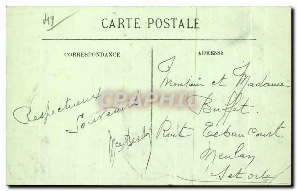 Saumur (M.-et-L.) — Der Botanische Garten — LL. - Rückseite