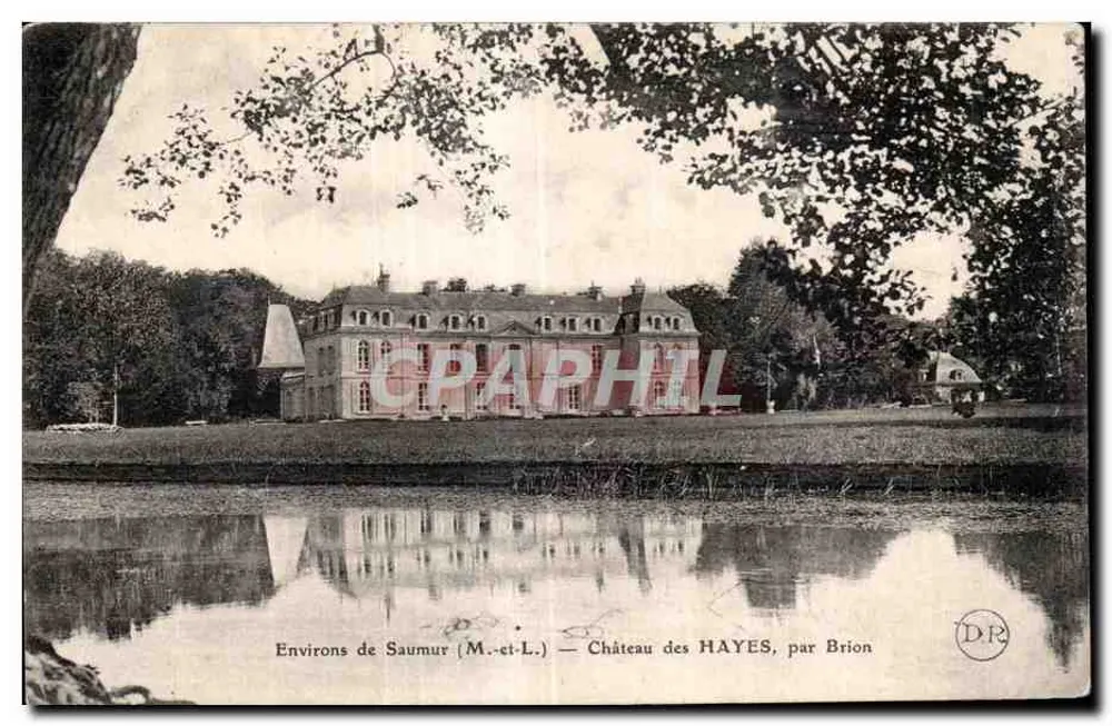 Um Saumur (M.-et-L.) — Schloss des HAYES, von Brion - Vorderseite