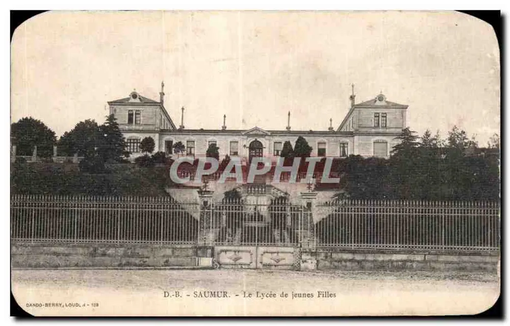 Saumur — Le Lycée de jeunes Filles — Dando-Berry, Loud, n° 128 - Voorkant