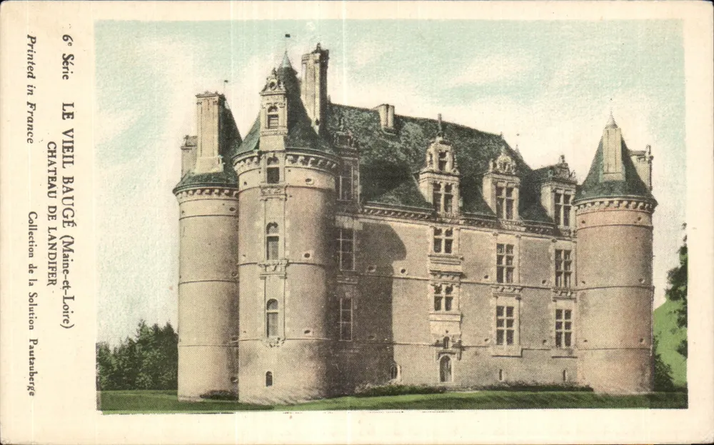 Schloss Landifer — Le Vieil Baugé (Maine-et-Loire) — 6. Serie, Sammlung Pautanberge Solution, in Frankreich gedruckt - Vorderseite