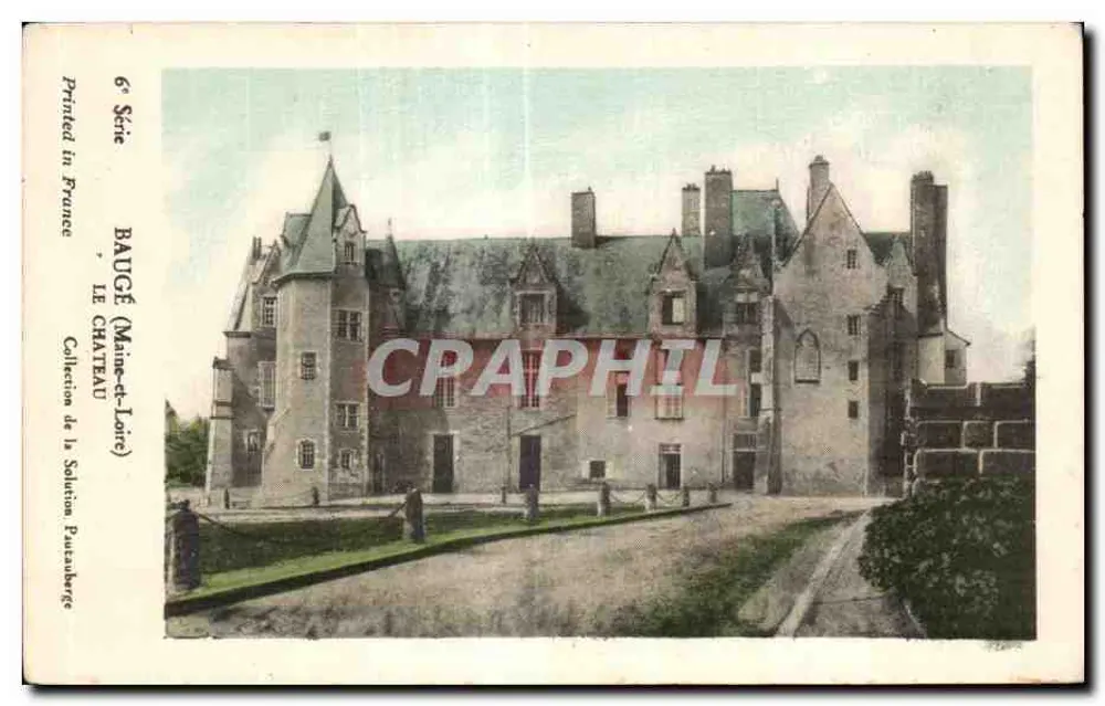 Bauge (Maine-et-Loire) — Das Schloss — Sammlung von Poursaberge, Serie 6 - Vorderseite