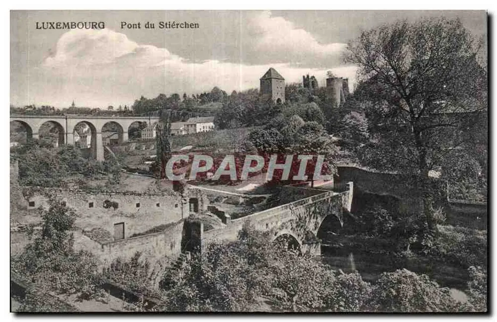 Luxemburgo — Ponte do Stiérchen — Manufatura dos Augustinos - Frente