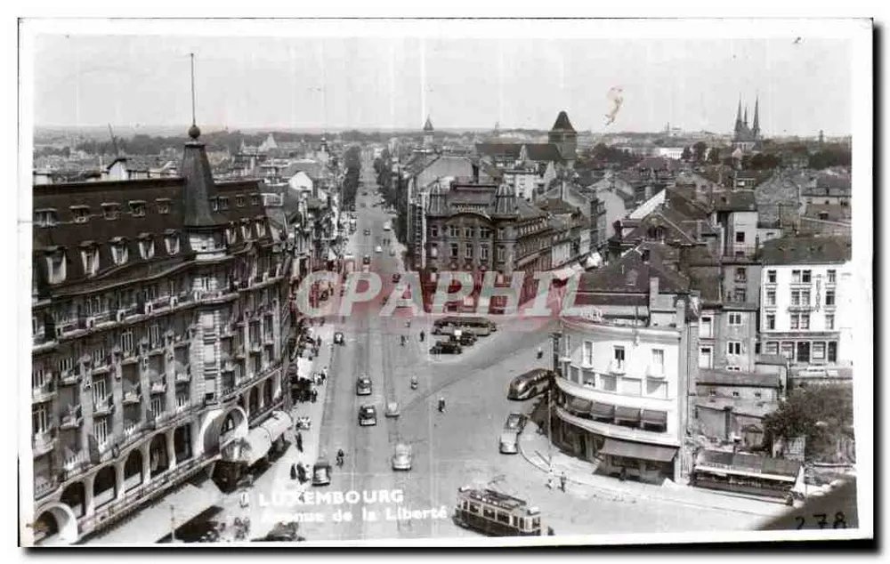 Luxemburg — Avenue de la Liberté — Foto Nica. Sibemary, n°278 - Voorkant