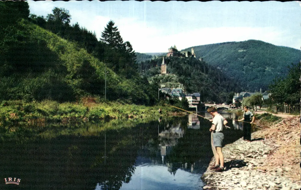 Vianden — Der Our und das Schloss — E.A. Schmack - Vorderseite