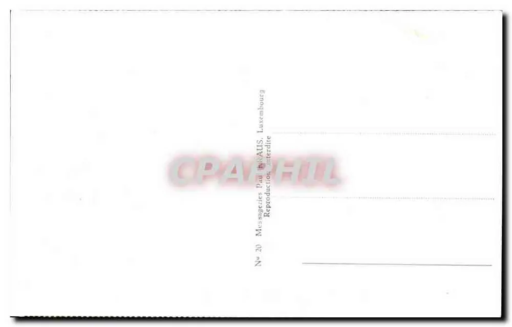 Luxembourg — Grund et Ville haute — Messageries Paul AUS - Verso